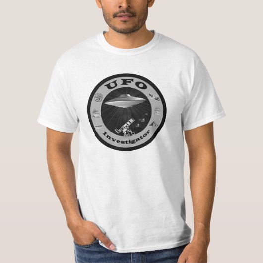 UFO-onderzoeker t-shirt (Voorkant)