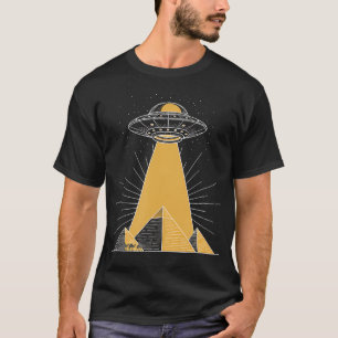 Ufo Ontvoering Piramide Alien Beam Sci Fi Ufo T-shirt