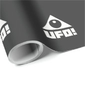 UFO ! Papier cadeau (Coin rond)
