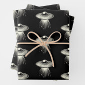 UFO-papiervlootset met onmiddellijke verpakking 3 Inpakpapier Vel (In situ)