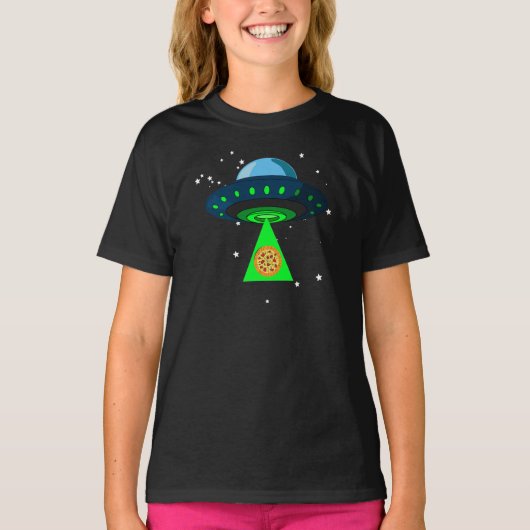 UFO Pizza haalt T-Shirt op (Voorkant)