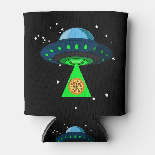 UFO Pizza oppup Blikjeskoeler (Voorkant)