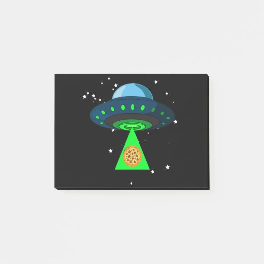 UFO Pizza oppup Post-it® Notes (Voorkant)