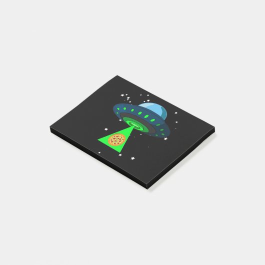 UFO Pizza oppup Post-it® Notes (Schuin)