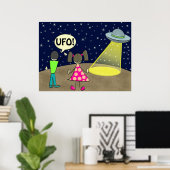 ufo poster (Thuiskantoor)