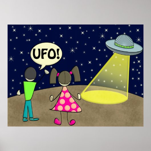 ufo poster (Voorkant)