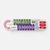 UFO PROJECT JEHOVAH Skateboard, 7¾" Deck Skateboard (Horizontaal)