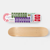UFO PROJECT JEHOVAH Skateboard, 7¾" Deck Skateboard (Horizontaal)