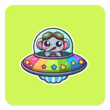 UFO Rainbow Elephant