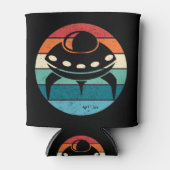 UFO Retro Sunset Blikjeskoeler (Voorkant)