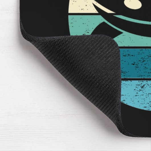 UFO Retro Sunset Muismat (Hoek)