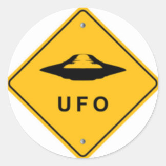 UFO RONDE STICKER
