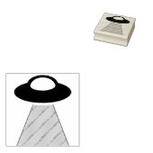 UFO 	RUBBERSTEMPEL (Gestempeld)