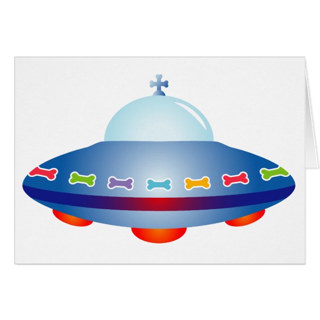 UFO-ruimteschip (Voorkant Horizontaal)