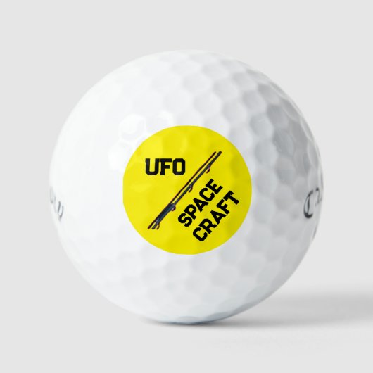 UFO-RUIMTEVAARTUIG GOLFBALLEN (Voorkant)