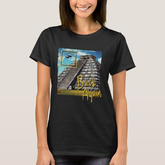 Ufo Ruinen Ancient Visitor Alien T-shirt (Voorkant)