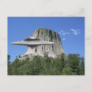 UFO Salamander in Devils Tower Briefkaart