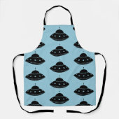 UFO Sci Fi Vliegende Schotel Schort (Voorkant)