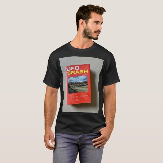 UFO SHIRT basic donker T-shirt (Voorkant volledig)