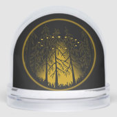 UFO Snow Globes Custom UFO w. Owl Snow Globes Sneeuwbol (Voorkant)