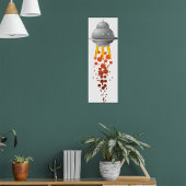 UFO Taking Off Poster