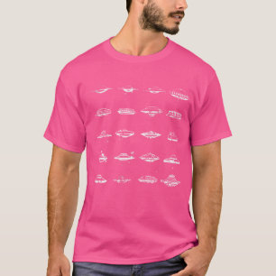 Ufo-vaartuigen T-shirt