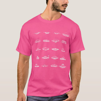 Ufo-vaartuigen T-shirt