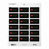 UFO-valentijnsticker Etiket (Full Sheet)