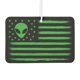 UFO Verenigde Staten Vlag Buitenaards Luchtverfrisser