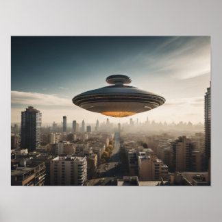 UFO-vliegensucer Poster