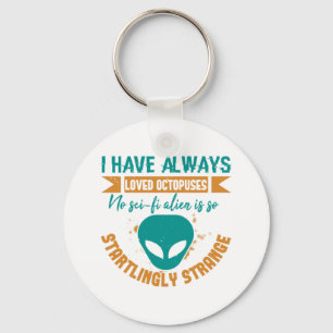 UFO-vreemdelingen waarvan ik altijd hou, geen vree Sleutelhanger