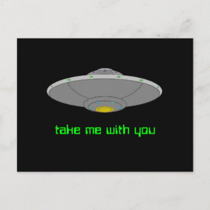 UFO - vrijwillige ontvoering Briefkaart