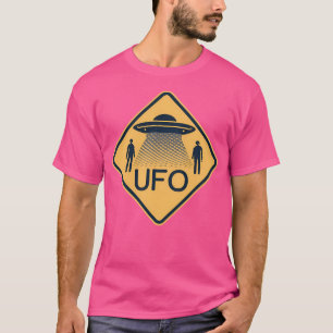 UFO-waarschuwingsstraat T-shirt