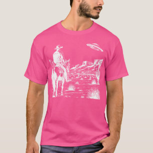 UFO Westerne Retro Cowboy T-shirt