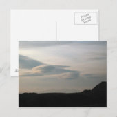 UFO-wolken Briefkaart (Voorkant / Achterkant)