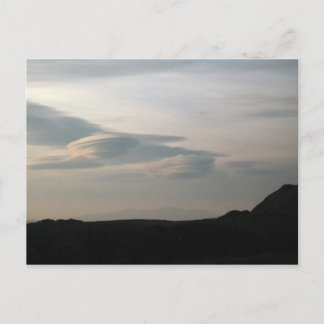 UFO-wolken Briefkaart