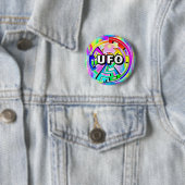 UFO (you may change the words) Ronde Button 5,7 Cm (In situ)