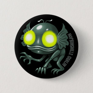 UFOLOGIE: Hopkinsville Goblin Ronde Button 5,7 Cm