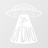 UFOMG RAAMSTICKER (Vel)
