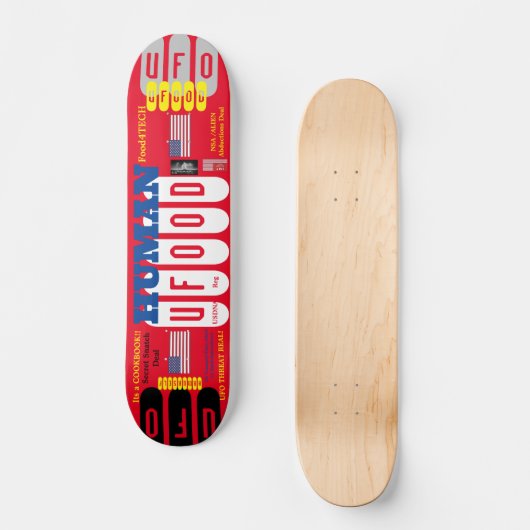 UFOOD 7 3/4" Skateboard Deck (Recto)
