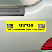 UFO's Bumpersticker (Op auto)