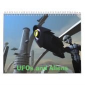 UFO's en Alien Calendar Kalender (Hoes)