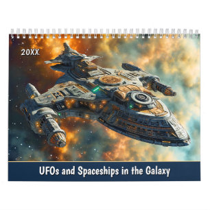 UFO's en ruimteschepen in de Melkweg Kalender