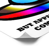 UFO's Stomme mensen Funny Poster (Hoek)