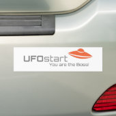 UFOstart-sticker Bumpersticker (Op auto)