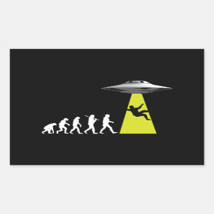 UFOvolution Rechthoekige Sticker