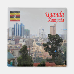 UG006 KAMPALA, Downtown, Uganda, Afrika, Fridge Magneet