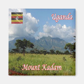 UG009 UGANDA, Mount Kadam, Afrika, Fridge Magneet (Voorkant)