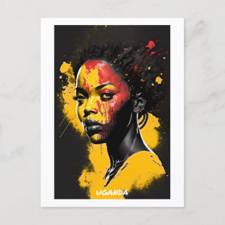 Uganda Briefkaart - Wereld aan het Collectie van d