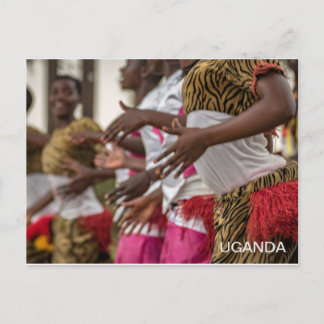 Uganda Dames Danser Reizen Briefkaart